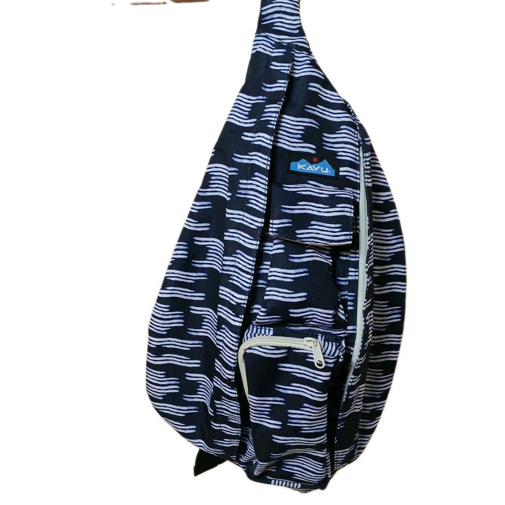 Kavu Rope Sling Back Hiking/Activities Backback, "Evening Tide" Design EUC
